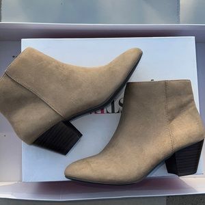 Tan ankle boots